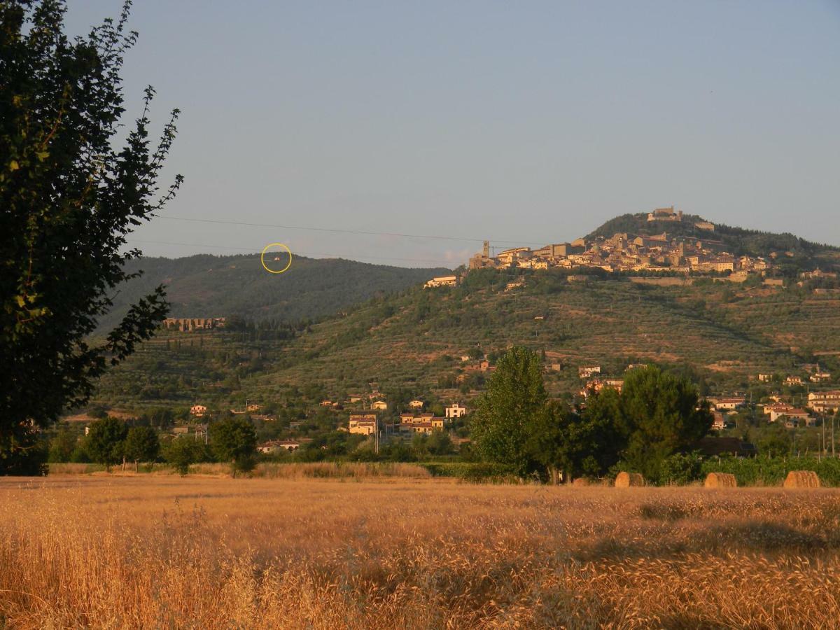 La Casa Gialla Belvedere Cortona Exterior foto